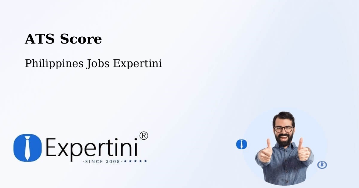 Resume ATS Score & Job Description Match Tool – Quiapo - Philippines Jobs Expertini