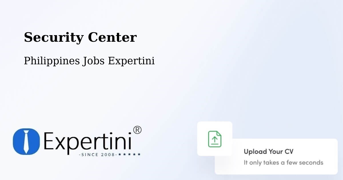 Security & Compliance – Quiapo - Philippines Jobs Expertini